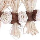 Pet Parrot Conure Cockatiel Parakeet Budgie Bird Chew Bites Swing Cages ToysA4P8