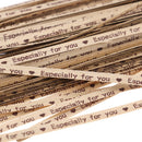 100X gift wrapping especially for you twist ties for bakery cookie candy bagJ,a