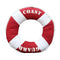 40cm Excellent Texture Cotton Life Buoy Coast Guard Soft Pillow Cushion Red