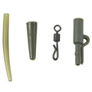 40pc Carp Fishing End Tackle lead clips Quick Change swivels Anti Tangle
