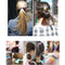 30Pcs Women Elastic Ribbon Hair Ties Knotted Hairband No Crease Ponytail Holder