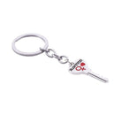 Arrow & "I Love You" Heart & Key Lovers Couple Key Chain Ring Keychain Keyr G8V1