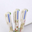 Multicolor 4 in 1 Ballpoint Pen Red Green Blue Black Office" Refill School L7I2