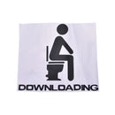 Removable DIY Toilet Seat WC Bathroom Art Vinyl Home Decals Decor Wall Sticke JR