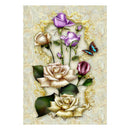 5D Full Drill Diamond Embroidery Painting DIY Flowers Mosaic Cross Stitch