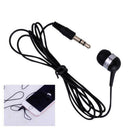 Single Side Universal 3.5mm Headset In Ear Mono Wire Earbud Earphone Headphone ^