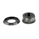 Bike Hub Screw Nut Bike Axle Screw MTB Flange Nut M10 Track Wheel Nut Black