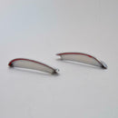 1 Pair Car Chrome Rear Fog Light Cover Trim For
