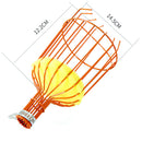 Deep Basket Farm Fruit Picker Stainless Steel Garden Tool Catcher With Cushion