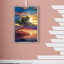 Tree DIY Full Drill Round Diamond Painting Embroidery Mosaic Cross Stitch