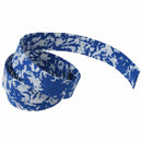 Road Bike Bicycle Cork Handlebar Bar Grip Wrap Tape + 2 Bar Plugs-Blue & wh