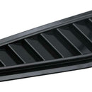 2X ABS Black Car Air Flow Intake Hood Scoop Vent Louver Bonnet Cover Decor