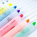 6pcs Highlighter Pens Cute Ninja Permanent Markers Fine Point Tip Novelty S