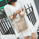 Summer Small Handbag Transparent Women Hand Bags Chain Straw Bag Lady Trave I1I6