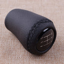 Car 5-Speed PU Leather Gear Shift Shifter Knob Head Fit for Mazda 3 5 6 2008-12