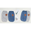 2pcs Cute Dog Korean Style T-shirt Clothes Summer Vest Puppy Costumes S L