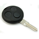 Black 3 Buttons Key-Cover Case for BMW Smart For Two 450 Car Hot 1 pcs