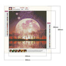 5D DIY Full Drill Diamond Painting Moon Embroidery Mosaic Craft Kit (z1565)