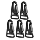 5 Pcs Enlarged Mouth Clips Hooks For Paracord Sling Outdoors Bag Backpack