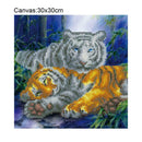 5D DIY Tiger Diamond Painting Embroidery DIY Craft Cross Stitch Home Decor