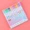 2 Sets 2.0mm Metallic Markers Glitter Writing Doodle Dazzle Pens 8/12 Colors