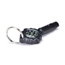 Black Mini Survival Tool Whistle Compass 2 in1 new hot selling 2018 bFJ Ew