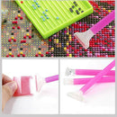 24Pcs 5D Diamond Painting Tools Pen Set F. DIY Art Craft w/ 28 Grids Storage Box