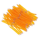 1000pcs Beads Bar Chain Kids Intelligence Development Toys Christmas Gift Orange