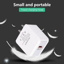 Q1 Portable Single USB Travel Mobile Phone Charger QC3.0 Fast Charging Chargers