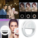 Adjustable Selfie Ring Light for Video Live Makeup Youtube Ultra-light Clip-on