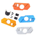 Blue Motorcycle Handlebar Bar Grip Brake Lever Lock Anit Theft Security