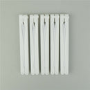 5pcs wedding white heart shaped diy painting paper fan hand held folding fans LJ