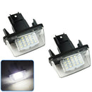 2PCS LED License Number Plate Light for Peugeot 206 307 C3-C6 Xsara OZ