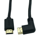 HDMI 2.0V 4K2K @60HZ ,HDMI Male to HDMI Male Right Angled Cable 1.8m