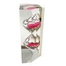 3 Mins Hourglass Hour Glass Sand Timer Kids Learning Clock Home Decor Pink #