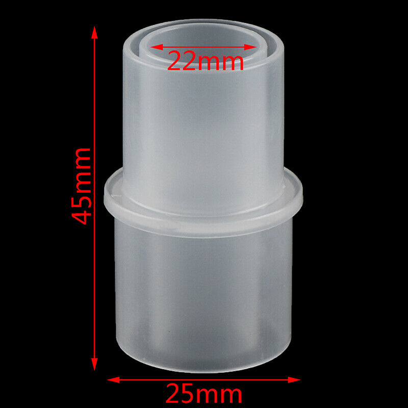 22F to 15M or 22M to 15F Mini Hose Connector CPAP Tub Oxygen Tubing Adapter JR