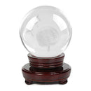 80mm  Glass Crystal Ball Photography Photo Props Art Gift No Stand