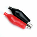 10 Pairs Insulated Covers Nickel-plated Steel Crocodile Clips--Black and Re