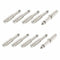 10 Pcs 0.6cm Mono Audio Male Plug to RCA Female Jack Connectors Adapter U9M5