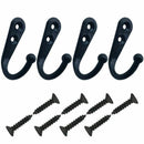24 Pieces Coat Hooks Wall Mounted Robe Hook Single Coat Hanger No Scratch a S5W1