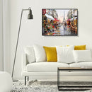 Painting By Numbers Kit DIY Canvas Oil Art Picture (Romantic Paris Street)