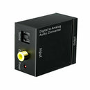 Optical Coax Toslink Digital to Analog 3.5mm RCA L/R Audio Adapter Converter