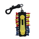 Golf Tee Keeper 12 Tees 2 Ball Marker Divot Tool Pencil With Keychain Clip