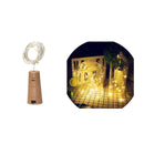 2M 20 LED Cork Shaped Copper Wire String Light Wine Bottle Warm White ST494-004