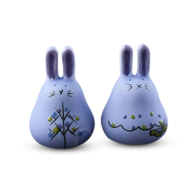 Exquisite hand-made ceramic wind chimes jewelry cute rabbit wind bell Bell
