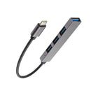 4 Port USB 3.1 Type C hub with a Free USB-C to USB-A Adapter for MacBook Pro and
