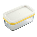 2 in 1 Butter Dish Butter Serving Tray with Lid /Container Box U9J5