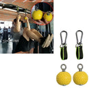 2pcs Pull Up Arm Strength Training Ball Hanging Strap Upper Body Exercise Gear