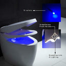16 Colors LED Toilet Night Light PIR Motion Sensor USB Charging Toilet Bowl Lamp