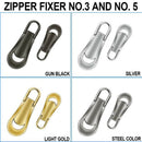 16 Pieces Zipper Pull Tabs Replacement Heavy Duty Zip Fixer Zipper Tags Rep